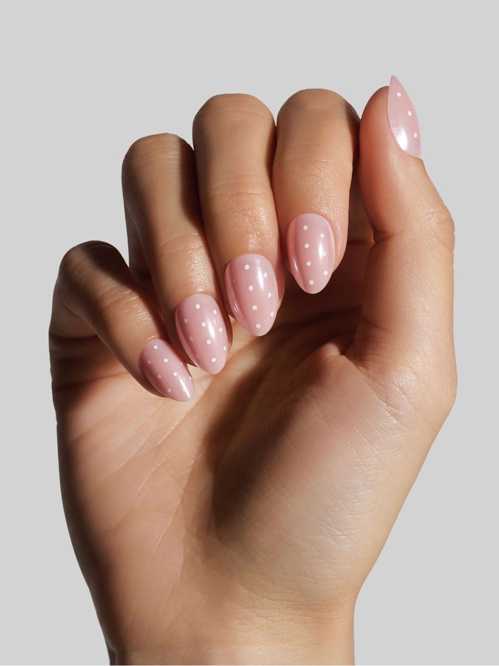 Celebritips Angel Glaze Dot Nails | Extra Short Almond | NIB